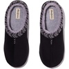 image:imageDearfoams Mens Warner IndoorOutdoor Memory Foam Comfort ClogBlack