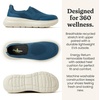 image:imageDearfoams Mens Tahoe Lightweight Comfort SlipOn SneakerDeep Oasis