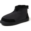 image:imageDearfoams Mens Fireside Nylon Australian Shearling Water Resistant Aprs Winter Warm Up BootieBlack