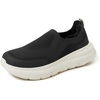 image:imageDearfoams Mens Tahoe Lightweight Comfort SlipOn SneakerBlack Knit