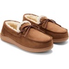 image:imageDearfoams Mens Memory Foam House Shoes Microsuede Moccasin Indoor Outdoor SlippersChestnut Tan