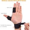 imageHANPURE LED Flashlight Gloves Stocking Stuffers for Adults Men Christmas Birthday Gift Idea for Dad Husband Him Boyfriend 2 Packwith Replaceable Batteries2 Pairswith replaceable cell batteries