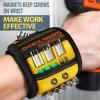 imageHANPURE Tool Gifts for Men Stocking Stuffers  Magnetic Wristband for Holding Screws Wrist Magnet Gifts for Dad Father Husband Him