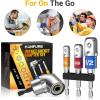 imageSocket Adapter Set Gifts for Men  Tools Impact Drill Adapter Extension Christmas Stocking Stuffers for Men Dad Adults boyfriend Power Hand Gadgets Cool Stuff Ideas 14 38 12 Hex Nut Driver Bits