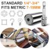 imageStocking Stuffers for Adults Men Super Universal Socket Tools Gifts for Men Grip Set with Power Drill Adapter Cool Stuff Gadgets Present Ideas Gifts for Dad Husband Him Mens Gifts Christmas for WomenAUniversal SocketSilver
