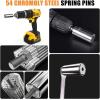 imageStocking Stuffers for Adults Men Super Universal Socket Tools Gifts for Men Grip Set with Power Drill Adapter Cool Stuff Gadgets Present Ideas Gifts for Dad Husband Him Mens Gifts Christmas for WomenAUniversal SocketSilver
