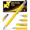 imageStocking Stuffers for Men Gifts for Men Multitool Pen Mens Gifts for Christmas Gifts for Men Who Have Everything Tools for Men Cool Gadgets for Men White Elephant Gifts for Adults Women Dad GiftsYellow
