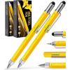 imageStocking Stuffers for Men Gifts for Men Multitool Pen Mens Gifts for Christmas Gifts for Men Who Have Everything Tools for Men Cool Gadgets for Men White Elephant Gifts for Adults Women Dad GiftsYellow