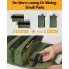 imageTool Bag Roll Up Organizer Gifts for Dad Christmas Birthday Present Stocking Stuffers Fathers Day Idea Mechanic Electrician Gifts for Men Plumber Handyman Gardening Motorcycle Car Truck AccessoriesGreenunisex with no patch