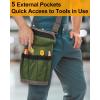 imageTool Bag Roll Up Organizer Gifts for Dad Christmas Birthday Present Stocking Stuffers Fathers Day Idea Mechanic Electrician Gifts for Men Plumber Handyman Gardening Motorcycle Car Truck AccessoriesGreenunisex with no patch