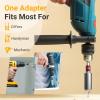 imageStocking Stuffers for Men Impact Drill Socket Adapter Set 14 38 12 Hex Nut Driver Bit Set Power Hand Tools Cool Stuff Unique Gifts Ideas Gadgets for Mens Dad Him Husband On Birthday Christmas