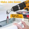 imageStocking Stuffers for Men Impact Drill Socket Adapter Set 14 38 12 Hex Nut Driver Bit Set Power Hand Tools Cool Stuff Unique Gifts Ideas Gadgets for Mens Dad Him Husband On Birthday Christmas
