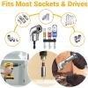 imageStocking Stuffers for Men Impact Drill Socket Adapter Set 14 38 12 Hex Nut Driver Bit Set Power Hand Tools Cool Stuff Unique Gifts Ideas Gadgets for Mens Dad Him Husband On Birthday Christmas