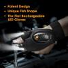 imageHANPURE 2 Pack Socket Adapter SetRechargeable LED Flashlight Gloves