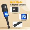 imageHANPURE 2 Pack Socket Adapter SetRechargeable LED Flashlight Gloves