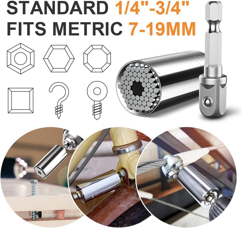 imageHANPURE Tools Gifts for Men Multitool Pen  Cool Gadgets for Dad Women  Stocking Stuffers for Adults Super Universal Socket Tools Gifts for Men