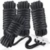 image:imageDock Lines Ropes Boat Accessories 4 Pack 38 x 15 Double Braided Nylon Dock Lines with 12 Loop