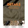 imageMens Heated Jacket With 12V Battery PackInsulated Lightweight Hooded HandHeating Electric Heated Puffer JacketGreen