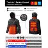 imageMens Heated Jacket with Detachable Hood Waterproof Winter Outdoor Heating Jackets for Men Battery Pack IncludedCamo