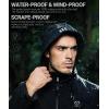imageMens Heated Jacket with Detachable Hood Waterproof Winter Outdoor Heating Jackets for Men Battery Pack IncludedDarkgrey