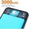 imageiHood 74v 3000mAh Rechargeable Battery Pack Super Lightweight Womens Heated Vest