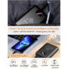 imageiHood Mens Heated Vest with Battery Pack Heated Vest Men with Retractable Heated Hood Washable Heated Jackets for MenBlack
