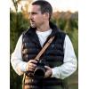 imageiHood Mens Heated Vest with Battery Pack Heated Vest Men with Retractable Heated Hood Washable Heated Jackets for MenBlack