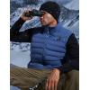 imageiHood Mens Heated Vest with Battery Pack Heated Vest Men with Retractable Heated Hood Washable Heated Jackets for MenBlue