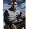 imageiHood Mens Heated Vest with Battery Pack Heated Vest Men with Retractable Heated Hood Washable Heated Jackets for MenGrey