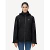 imageiHood Womens Heated Jacket with 12V Battery Pack Waterproof Winter Outdoor heated Jacket for Women Heating Jacket coatBlack
