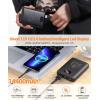 imageiHood Womens Heated Jacket with 12V Battery Pack Waterproof Winter Outdoor heated Jacket for Women Heating Jacket coatBlack