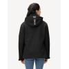 imageiHood Womens Heated Jacket with 12V Battery Pack Waterproof Winter Outdoor heated Jacket for Women Heating Jacket coatBlack