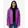 imageiHood Womens Heated Jacket with 12V Battery Pack Waterproof Winter Outdoor heated Jacket for Women Heating Jacket coatPurple