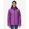 imageiHood Womens Heated Jacket with 12V Battery Pack Waterproof Winter Outdoor heated Jacket for Women Heating Jacket coatPurple
