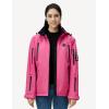 imageiHood Womens Heated Jacket with 12V Battery Pack Waterproof Winter Outdoor heated Jacket for Women Heating Jacket coatRed