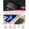 imageiHood Womens Heated Jacket with 12V Battery Pack Waterproof Winter Outdoor heated Jacket for Women Heating Jacket coatRed