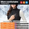imageiHood Heated Vest Women with 74V battery Pack Lightweight Electric Stand Collar Heated Vest for Women Zip Padded GiletBlack