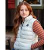 imageiHood Womens Heated Vest with Battery Pack Heated Vest Women with Retractable Heated Hood Washable Heated Jackets for WomenWhite