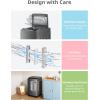 imageCOMFEE 16 Cuft Portable Washing Machine 11lbs Capacity Fully Automatic Compact Washer with Wheels 6 Wash Programs Laundry Drain Pump Ideal for Apartments RV Camping Magnetic GrayGray