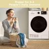 imageCOMFEE 24quot Washer and Dryer Combo 27 cuft 26lbs Washing Machine Steam Care Overnight Dry No Shaking Front Load FullAutomatic Machine Dorm WhiteWashing Machine