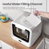 imageCOMFEE Countertop Dishwasher Portable Dishwasher with 6L Builtin Water Tank Mini Dishwasher with More Space Inside 7 Programs UV Hygieneampamp Auto Door Open for Apartments Dormsampamp RVs WhiteWhite