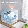 imageCOMFEE Countertop Dishwasher Portable Dishwasher with 6L Builtin Water Tank Mini Dishwasher with More Space Inside 7 Programs UV Hygieneampamp Auto Door Open for Apartments Dormsampamp RVs WhiteWhite