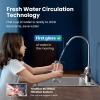 imageCOMFEE Reverse Osmosis System 1000 GPD 31 Pure to Drain Tankless RO System Under Sink Water Filter System Smart LED Faucet TDS Reduction Automatic Flushing USA Tech Support