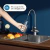 imageCOMFEE Reverse Osmosis System 1000 GPD 31 Pure to Drain Tankless RO System Under Sink Water Filter System Smart LED Faucet TDS Reduction Automatic Flushing USA Tech Support