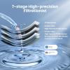 imageCOMFEE Reverse Osmosis System 400 GPD 151 Pure to Drain Tankless RO System NSF Standards TDS Reduction USA Tech Support Under Sink Water Filter System with Brushed Nickel FaucetFilter for 400GDP