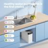 imageCOMFEE Reverse Osmosis System 400 GPD 151 Pure to Drain Tankless RO System NSF Standards TDS Reduction USA Tech Support Under Sink Water Filter System with Brushed Nickel Faucet400GDP