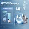 imageCOMFEE Reverse Osmosis System 400 GPD 151 Pure to Drain Tankless RO System NSF Standards TDS Reduction USA Tech Support Under Sink Water Filter System with Brushed Nickel Faucet400GDP
