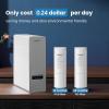 imageCOMFEE Reverse Osmosis System 800 GPD 21 Pure to Drain Tankless RO System Under Sink Water Filter System Smart LED Faucet TDS Reduction Automatic Flushing USA Tech Support