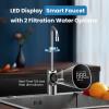 imageCOMFEE Reverse Osmosis System 800 GPD 21 Pure to Drain Tankless RO System Under Sink Water Filter System Smart LED Faucet TDS Reduction Automatic Flushing USA Tech Support