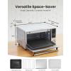imageCOMFEE Toaster Oven Air Fryer FLASHWAVE UltraRapid Heat Technology Convection Toaster Oven Countertop with Bake Broil Roast 6 Slices Fits 12 Pizza 24QT 4 Accessories 1750W Stainless Steel